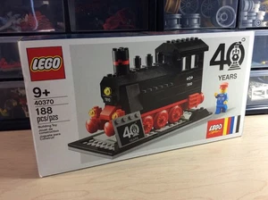 New Sealed Retired Lego Steam Engine Reissue #40370 Limited Edition 188pcs 2020 - Foto 1 di 2