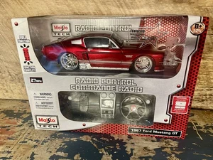 Maisto Tech RC Commande Radio 1967 Mustang Gt 1/24 Red - Picture 1 of 7