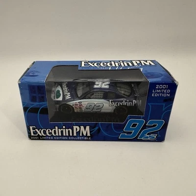 Jimmy Johnson Vintage 2001 #92 Excedrin PM Edición Limitada Diecast 1:64 NASCAR Foto 1 de 4
