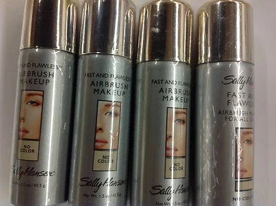 (LOTE DE 4) Base de aerógrafo rápida e impecable Sally Hansen (SIN COLOR). Foto 1 de 3