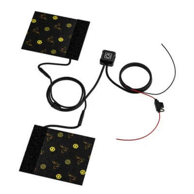 Power Heated Motorcycle Hand Grips Adjustable Temp 22mm Handlebar Cover Warmer - Image 1 of 4