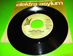 Carly Simon, Nobody Does It Better / After The Storm - Picture 1 of 1