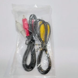 RCA Left & Right Audio Video Cable Two Separate Cables New Sealed Package - Picture 1 of 2