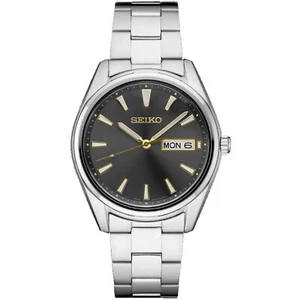 Seiko Men's Essentials Charcoal Dial Watch - SUR343 - Picture 1 of 1