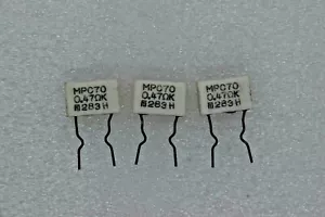3 PCS Ceramic Resistor 0.47 R 2W 0.47R Ohms 2 watts 2 W USA FREE SHIP - Picture 1 of 1