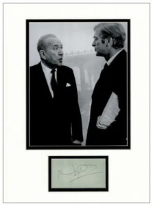 Noel Coward Autograph Display - The Italian Job AFTAL - Picture 1 of 2