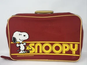 Vtg 1965 SNOOPY & Woodstock Collectible Child's Suitcase Aviva Peanuts Schulz - Picture 1 of 11