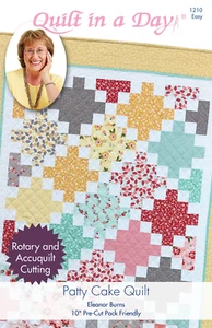 Patrón de edredón Patty Cake de Quilt in a Day, Eleanor Burns, Easy 1210 - Imagen 1 de 2