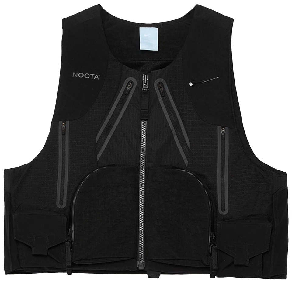 Nike Air Drake Nocta Tactical Vest Mens retro XS Black DA3940-010 RARE