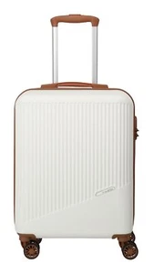 travelite Bali BALI 4w Trolley S Trolley White / Cognac weiß hellbraun Neu - Bild 1 von 7