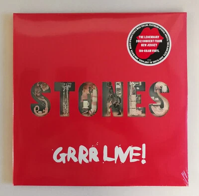 3x 12 " LP Vinyl the Rolling Stones Grrr Live! Live Newark 2012 180g Press - - Image 1 of 2