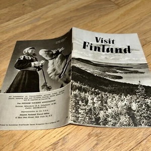 1951 VISIT FINLAND Book 46 pages Finnish Tourist Association - Picture 1 of 15