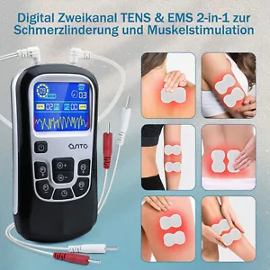 Digital TENS Gerät Reizstromgerät Muskelstimulator Schmerzlinderung bei Arthrose - Bild 1 von 10