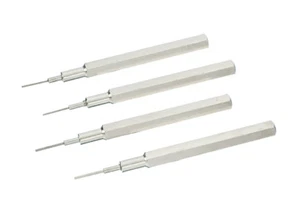 4pc Watch Chain Link Remover Punch Pin Set Watchmaker Tool - 0.7 0.8 0.9 1.0mm - Picture 1 of 2
