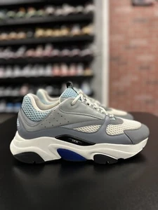 Size 43EU/10US Dior B22 Reflective Sneaker ‘White Blue’ 100% Authentic $1300 - Picture 1 of 22