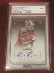 2014 Rookies & Stars Longevity Parallel Signatures Mike Evans Rookie Auto RC - Picture 1 of 1