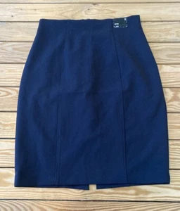 Express NWT Women’s High Rise Knee Length Skirt Size 12 Black Sf6 - Picture 1 of 8