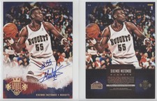 2013-14 Panini Court Kings Box Topper 5x7 Auto Dikembe Mutombo #5 Auto HOF