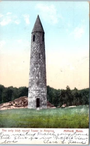 TORRE REDONDA IRLANDESA Milford, Massachusetts MA c1906 UDB - Postal - Imagen 1 de 2