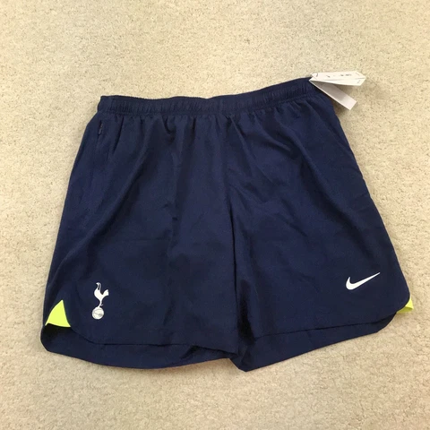 Nike Mens 2XL Tottenham Hotspur Stadium Soccer Shorts Blue DM3075 429 *defect Cover