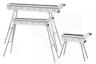 Barbecue fornacella per arrosticini in acciaio iox disponiile 50 cm 80 cm 100 cm - Immagine 1 di 4