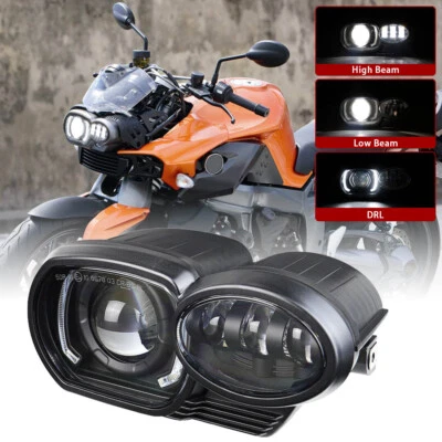 Proyector LED delantero Halo Healight DRL lámpara para 2005-2009 K1200R 2010-2013 K1300R Foto 1 de 4