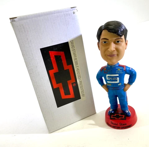 DAVID STARR TEXAS MOTOR SPEEDWAY BOBBLE HEAD SPEARS CHEVY HTF Charity DS56 Cover