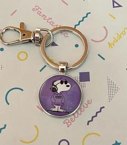 bag tag keychain keyring snoopy joe cool cabochon - Bild 1 von 1