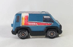 Vintage Tonka Mites No. 186 Blue Custom Van w/ Orange & Yellow Decals - Picture 1 of 8