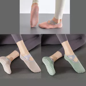 3 Pairs Womens Bella Grip Non-Slip for Ballet Yoga Pilates Barre Socks Gym Sport - Picture 1 of 9