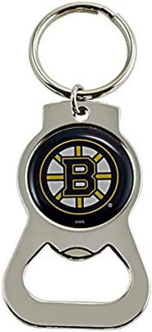 Boston Bruins Key Chain Bottle Opener Keyring Cover