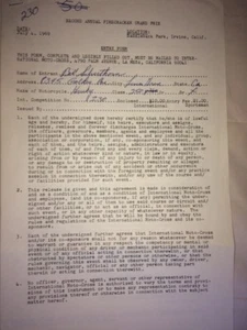 Bill Silverthorn Husqvarna 250 Saddleback Park Firecracker Future Hall of  Fame - Picture 1 of 2