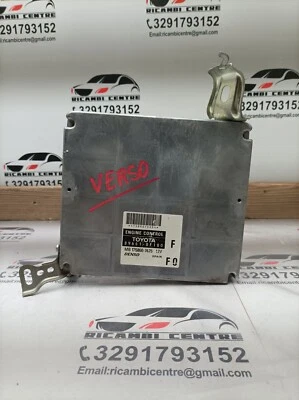 ✴️ CENTRALINA MOTORE ECU TOYOTA COROLLA VERSO 899610F100 175800-7625 AG1 - Immagine 1 di 4