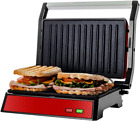 Electric Panini Press Sandwich Maker with Non-Stick Coated Plates 180