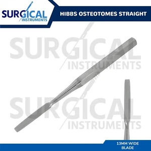 HIBBS Osteotome Surgical Orthopedic Instrument 9" 1/2" Straight German Grade - Picture 1 of 5