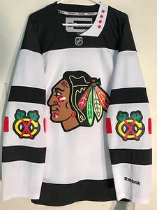 Reebok Premier NHL Jersey Chicago Blackhawks Team White Stadium Series sz S - Picture 1 of 2