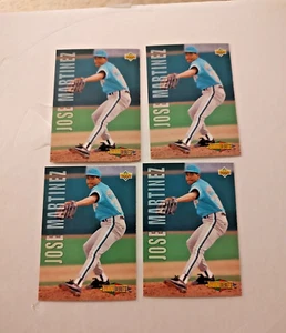 Lote de 4--- JOSE MARTINEZ 1993 CUBIERTA SUPERIOR DIAMANTE DEBUTS #506 - Imagen 1 de 12