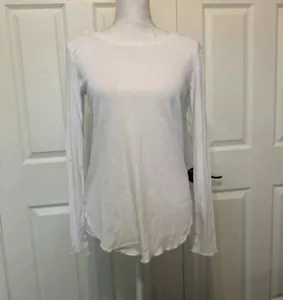 Top Chaser para mujer talla mediana blanco acanalado recorte trasero nuevo con etiquetas - Imagen 1 de 17