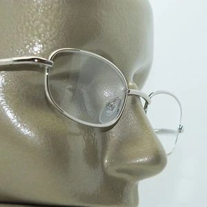 Reading Glasses Narrow Metal Frame +1.00 Pretty Silver - Picture 1 of 4
