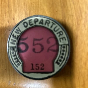 WhiteHead & Hoag New Departure name tag badge pinback button 552 Pat Applied For - Picture 1 of 5