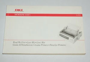 Manual for OKI Microline ML 3320/1 9-Pin Dot Matrix (Book only) - Picture 1 of 3