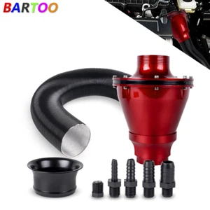 Apollo Universal Cold Air Intake Induction Kit With Air Box & Filter Red - Picture 1 of 10