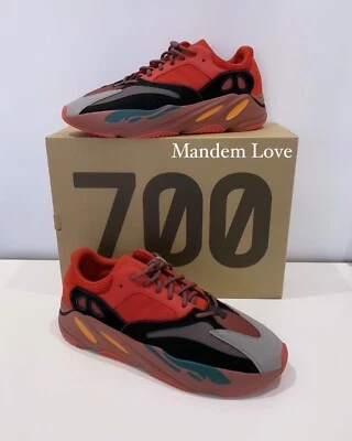 Yeezy Boost 700 Hi-Res Red - Größe UK 16 ✅ - Bild 1 von 4