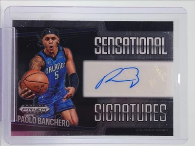 PAOLO BANCHERO 2024-25 PANINI PRIZM NEGRO SENSACIONAL B AUTOMÁTICO Q3325 Foto 1 de 2