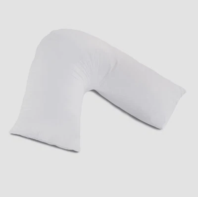 Lancashire Textiles V-shaped nursing Pillow Hollowfibre Washable New RRP £23.99 - Image 1 of 4
