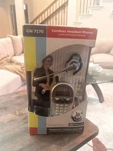 Plantronics CT12 2.4GHz Cordless Headset Telephone Caller ID Call Waiting 200ft - Picture 1 of 2