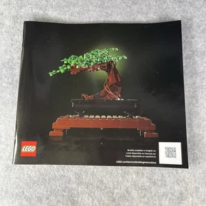Lego Bonsai Tree 10281 Instruction BOOKLET Manual ONLY - Picture 1 of 5