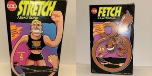 92 Stretch Armstrong & 93 Apportierhund von CAP Toys - OVP - Stretch funktioniert *LESEN* - Bild 1 von 23