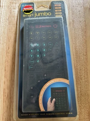 Emerson Smart Jumbo Universal Remote Control Luminescent Touch Pad 8 Devices - Image 1 of 4