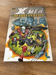 Deadly Genesis X-Men Hardcover Graphic Novel Comic Book Wolverine 5 J334 - Picture 1 of 2